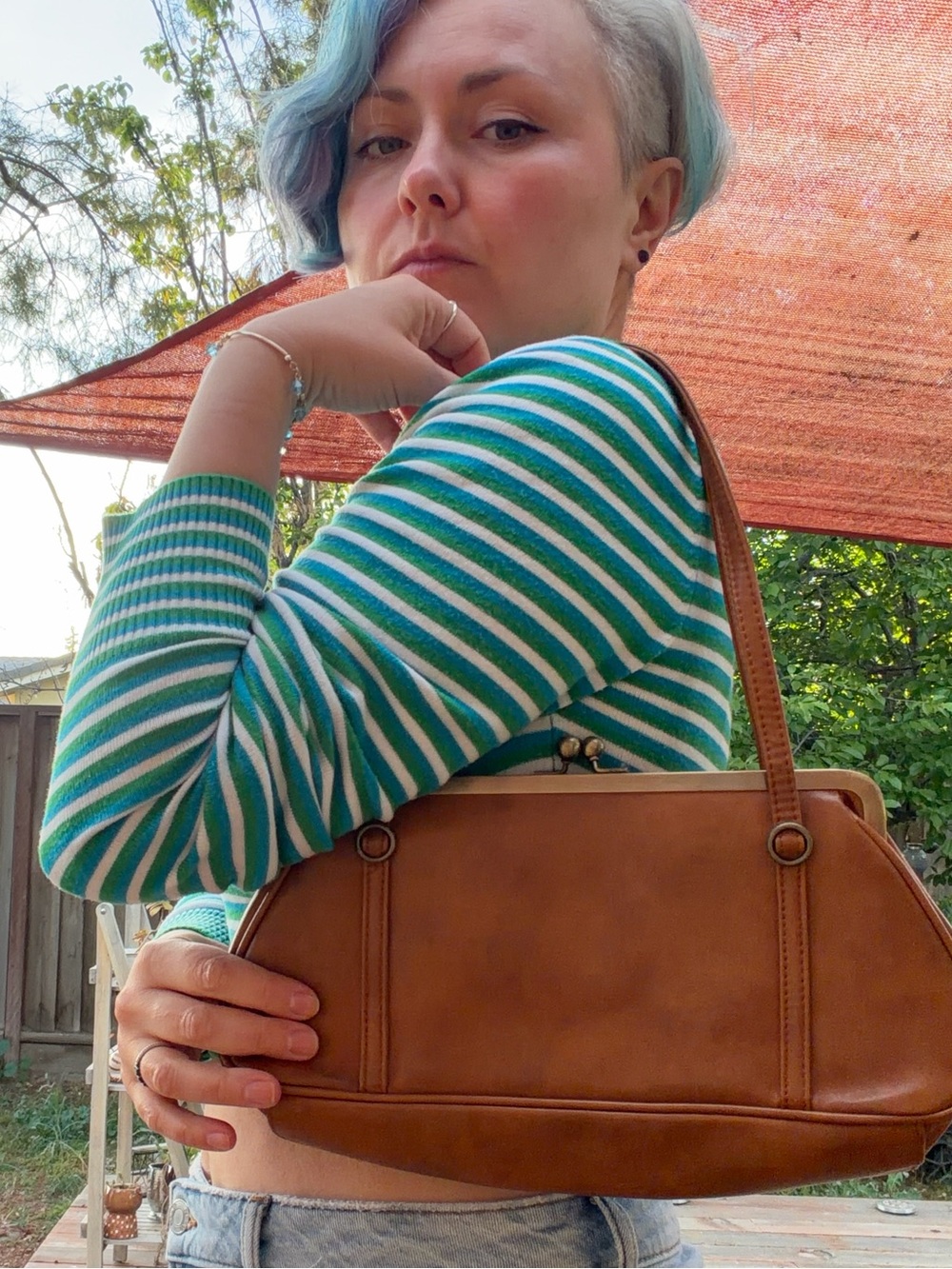 Cute Vintage Summer Bag/ 💋 Kiss Lock 😘 - Picture 3 of 11